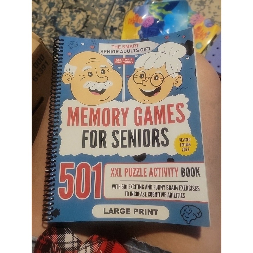 Memory Games‎ for Seniors: a Large Print XXL Puzzle Activity Book 501 Revised